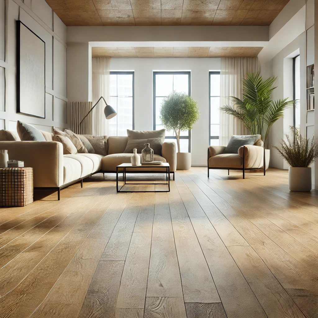 hardwood floor staining